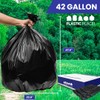 Plasticplace Contractor Trash Bags 42 Gallon 3.0 Mil Rolls Black