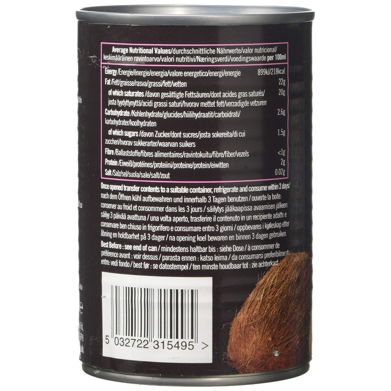 Biona Coconut Cream Organic, 400 ml (Pack of 1)