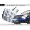 Compatible with 07-09 Saturn Aura Stainless Steel Billet Grille Combo