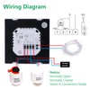 Wengart Digital Thermostat WG8818,AC230V 3A LCD Digital Display with Programming
