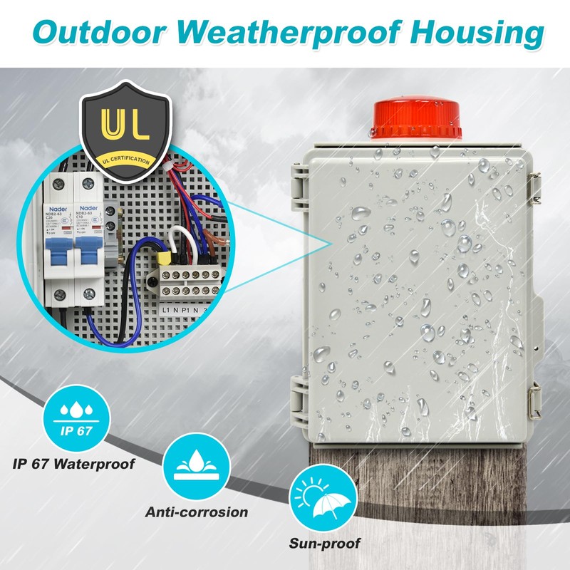 Septic Pump Alarm, Zuomeng High Water Alarm for Sump Pump