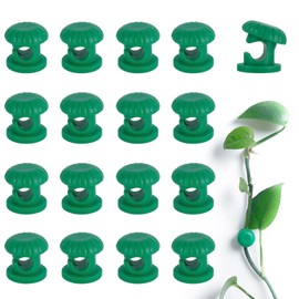 TELENT OUTDOORS Plant Clips for Climbing Plants 40 Pcs Plant Wall Fixture Clips with Acrylic Adhesive Sticker Invisible Wall Vines Fixing Clips. Adhesive Hook Plant Vine Support Holder