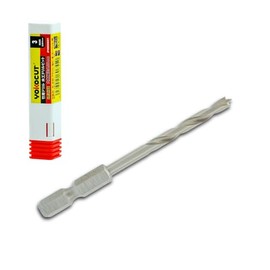 YOKOCUT Bamboo Drill Bit 0.1 inch (3 mm) Woodworking Drill Bit Tip Triangle Wood Drill Bit (3 mm Drill)