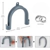 Sheporse 2.5m Universal Replacement Drain Hose Extension Kit for Washing