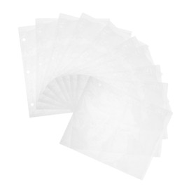 COHEALI 10pcs Card Album Loose Leaf Binder Clips Clear Card Sleeves A5 Binder Cards Trading Card Pages Binder Sleeves Plastic Card Sleeves Refill Inner Page Photocard Holder Pp Transparent