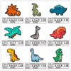 Set De 15 Parches Bordados Termoadhesivos Dinosaurios