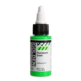 Golden Acrylic : HIGH FLOW 30ml Fluorescent Green : S5