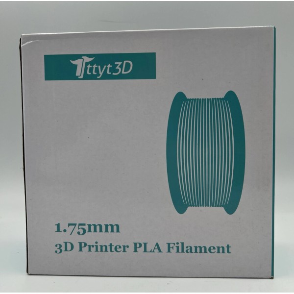 TTYT3D Silk Black PLA 3D Printer Filament - 1.75mm 3D