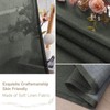 BellaHills Linen Curtains, Colour Gradient, Set of 2, Opaque Curtain