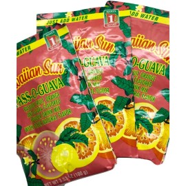 Hawaiian Sun 3pk Hawaiian Sun Drink Mix choose from Guava, POG, Passion, Orange & Pineapple - 3 packs Passion Orange 4.44 oz. each