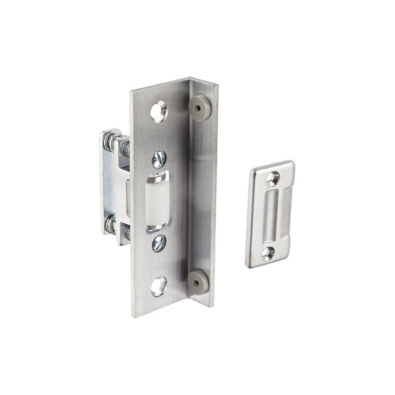 Rockwood 593.26D Brass Roller Latch with Angle Stop, 1-1/2" Width