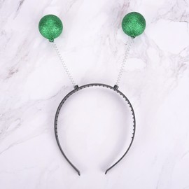 UNVOJL 2 Pieces Alien Costume Set Aline Sunglasses with Martian Antenna Headband Boppers for Fancy Dress Party Decoration