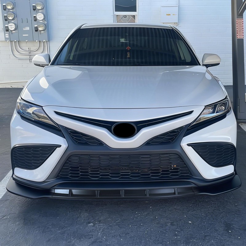 Matte Black Front Bumper Lip Splitter for 2021-2024 Toyota Camry