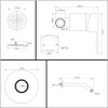Matte Black Shower Faucet Set Bathroom Rainfall Mixer Shower System