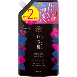 Ichihatsu 【Smooth Care】 Conditioner Large Capacity Refill 660g | Hair Care Damage Care Men's Women's