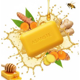 ASANTEE Turmeric & Ginger With Honey Cleansing Soap (Pack of 1)