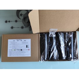 MIEGUIWOR Pack of 4 Furniture Feet, Adjustable, Adjustable Furniture Feet, Cabinet Feet, Height Adjustable, Feet for Furniture, Cupboard, Desk, Table Legs, Furniture Legs, Feet Worktop (Black, 8 cm)