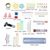 Lovgrin Crochet Hooks Kits, 100Pcs Crochet Kits, 9Pcs Ergonomic Rubber