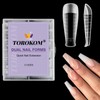 TOROKOM Nail Dual Forms for Poly Gel, 120P Quick Extension