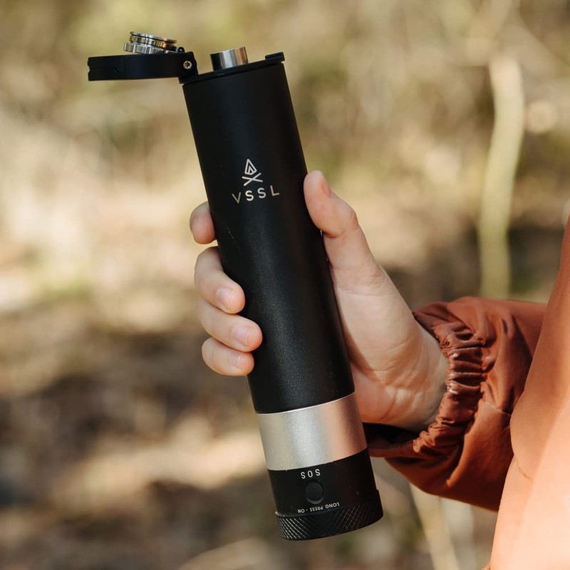 VSSL Insulated Flask with Light, 8 oz Double-Walled Vacuum Sealed