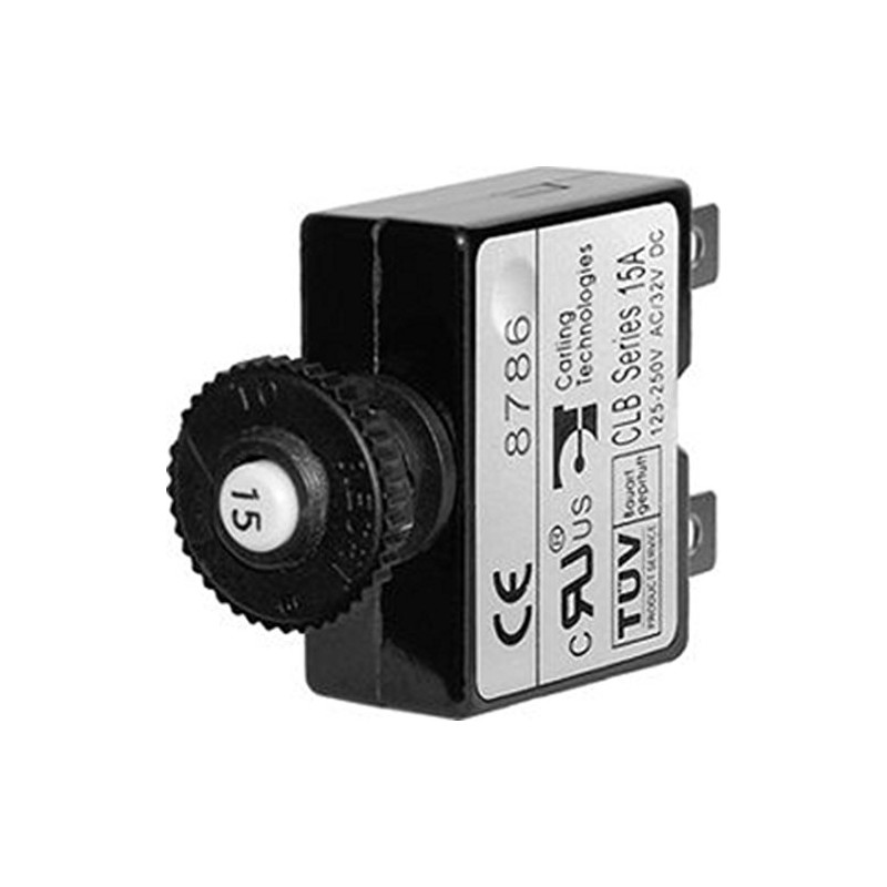 Blue Sea 7054 Push Button Thermal 10 Amp with Quick