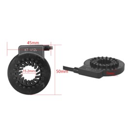 VGEBY Bike Power Sensor, KT-V12L Modified Electric Bike Kit with Eight Sensor Accessories Magnetic Point Assistant Connector Bike Pedal Sensor