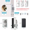 MOUSETRO Keyless Entry Door Lock, Electronic Keypad Deadbolt for Front