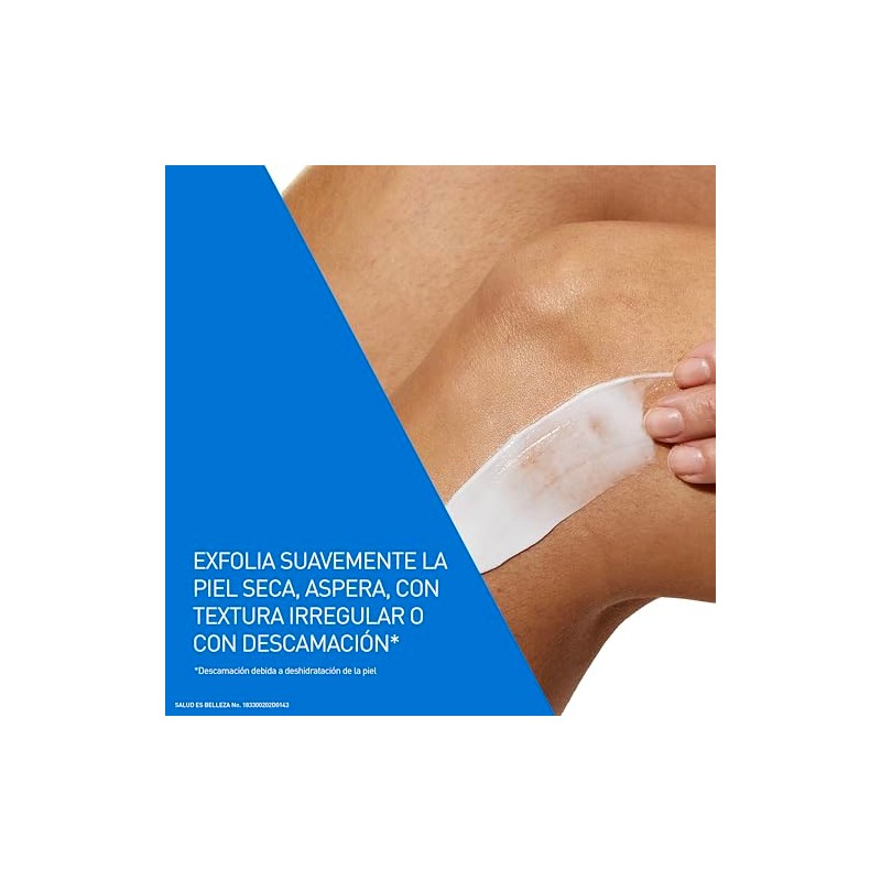 Cerave Crema Alisadora Anti Rugosidades Fórmula Exfoliante Piel Seca Áspera