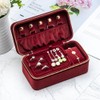 Caja Organizadora de Terciopelo para Anillos Múltiples, Bandeja Expositora con