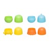 Ubbi Interchangeable Bath Toys for Toddlers and Baby, Colourful Mix