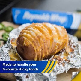 Reynolds Non-Stick Foil, Aluminium Kitchen Foil, Non-Stick foil for Cooking, BBQ, Roasting, Pack of 3 Rolls, 304mm x 15.2m