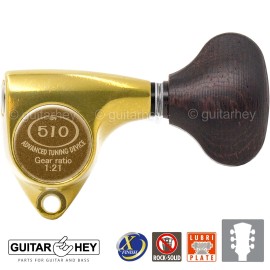 GOTOH NEW Gotoh SGV510Z-TL5 Tuning Keys Set 1:21 Ratio 3x3 - ANTIQUE X-FINISH GOLD