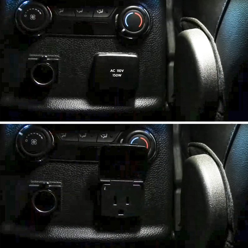 Replace BC3Z-19N236-A Center Console Rear Power Outlet Plug, 110V 150W