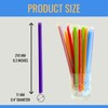 200 Pack Jumbo Plastic Straws by Mixfinite 11mm Extra Wide,