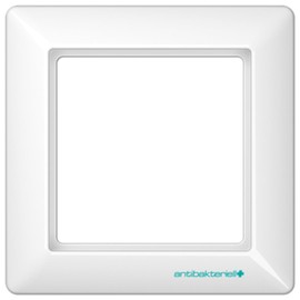 Jung Rahmen 1fach alpine as 500 Anti-Bacterial Abas 581 WW – Pack of 1