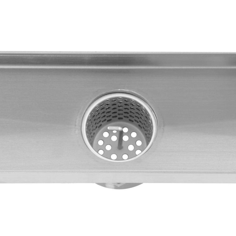 Oatey DLS1360R2 Designline Stainless Steel Linear DIY Shower Drain Tile-In