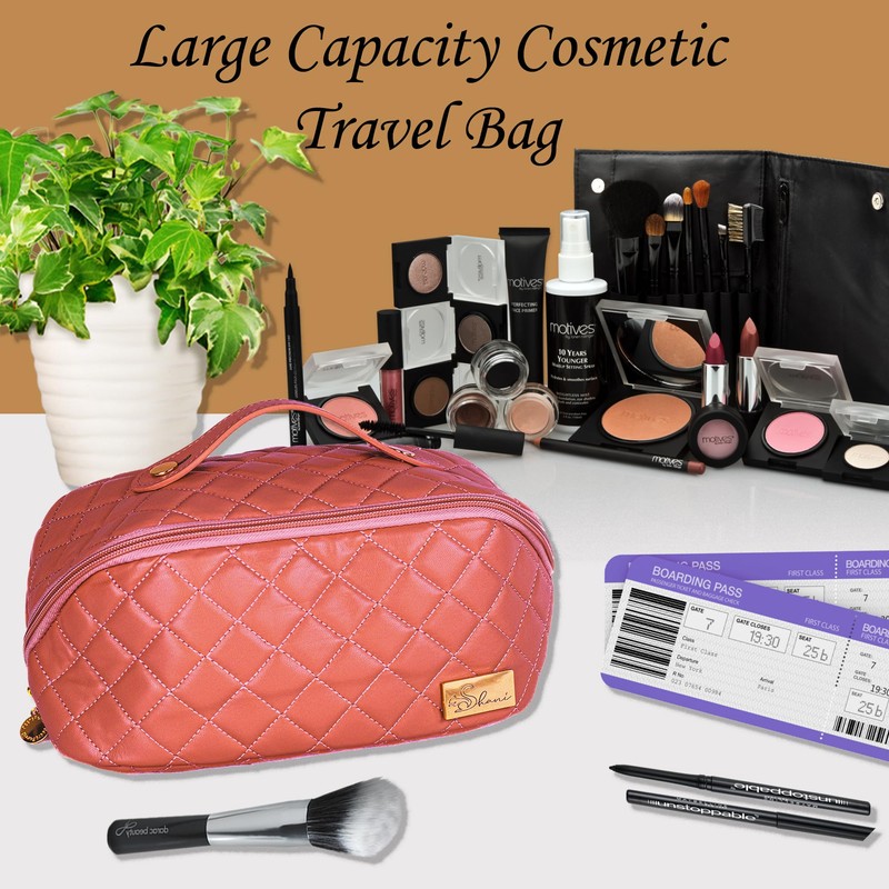 Travel Cosmetic Bag,Large Capacity Travel Make up Bag,Cosmetic Bags for