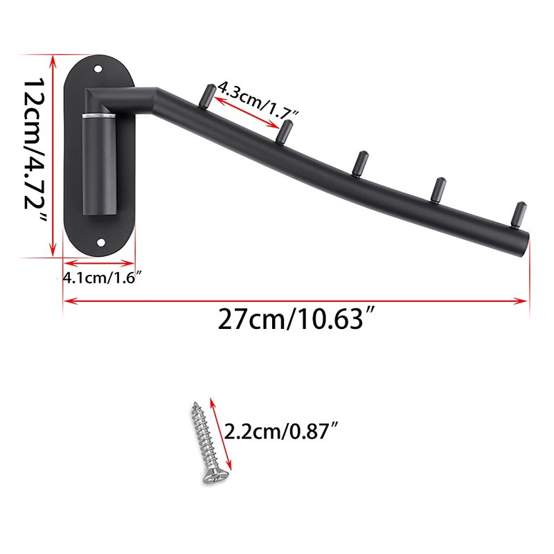 Sumnacon Folding Wall Hanger Rack, Wall Hanger, Wall Hanger, 5