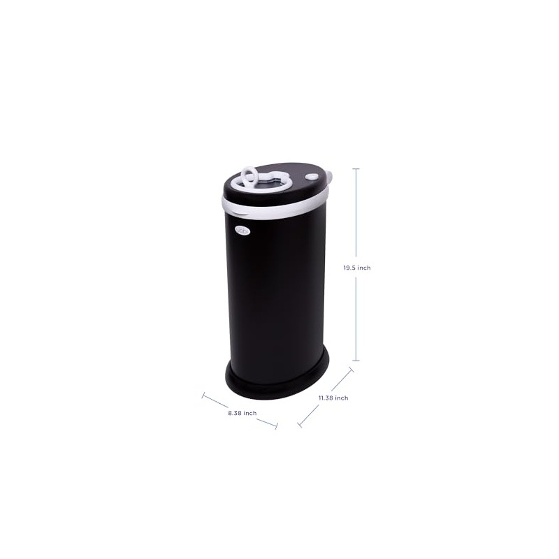 Ubbi Steel Diaper Pail, Odor Locking, No Special Bag Required,