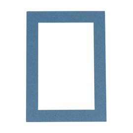 11x17 Mat for 8.5x11 Photo - Precut Steel Blue Picture Matboard for Frames Measuring 11 x 17 Inches - Bevel Cut Matte to Display Art Measuring 8.5 x 11 Inches - Acid Free ONE MAT
