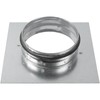 Vent Systems 125mm Duct Connection Flange with EDPM Rubber Gasket,