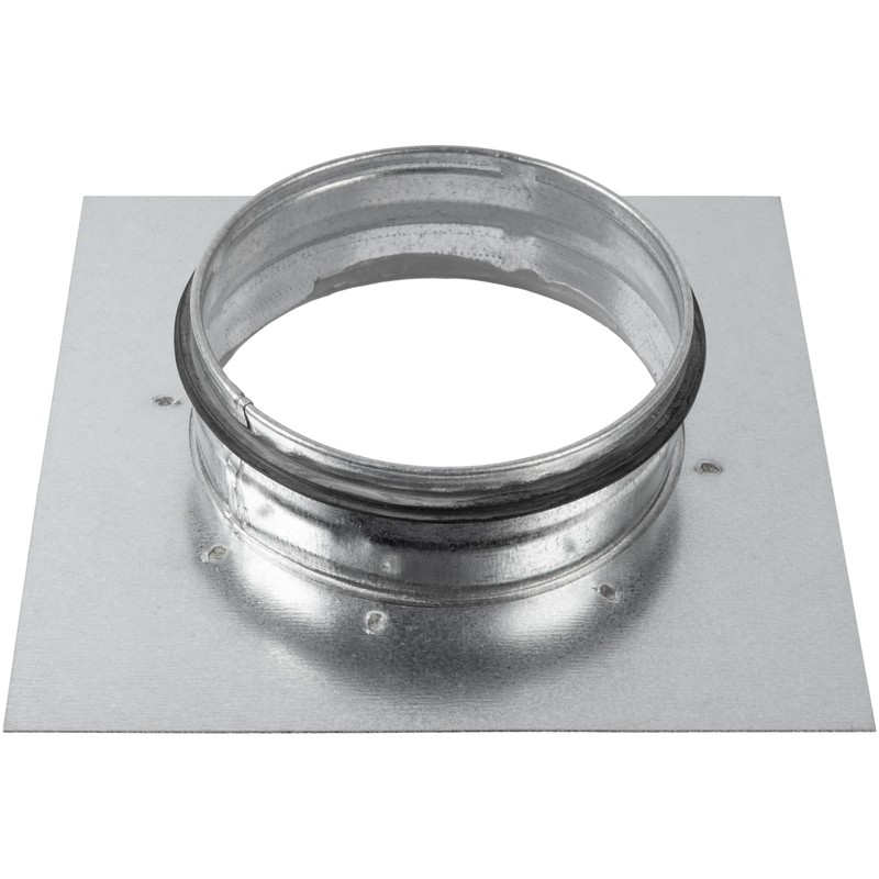 Vent Systems 125mm Duct Connection Flange with EDPM Rubber Gasket,