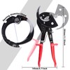 HKS Ratchet Cable Wire Cutter Heavy Duty for Cutting Electrical
