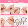 AUHOU Charm Bracelet Making Kit for Girls, 77 Pieces DIY