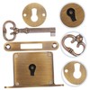 Angoily 1 Set Drawer Lock Cabinet Locks with Key Desk