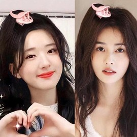 집게형 롤 뿌리 구르프 헤어 볼륨 정수리 잔머리 Clip-type roll root curl hair volume crown fine hair