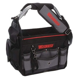 Westward 32PJ33 - Tool Tote 18 Pockets 12-1/2x8-1/2 Black