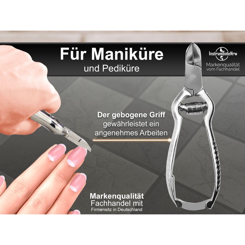 Solingen Nail Clippers 14 cm Made in Germany with Sharp