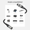 EBXYA Cable XLR de 50 pies, 2 paquetes de cable