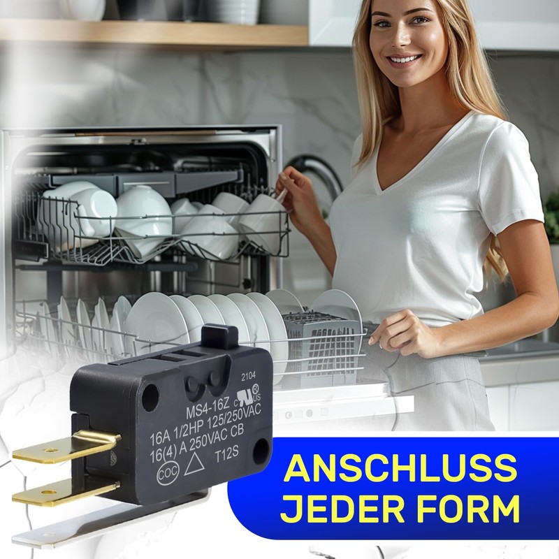 Sensor switch for the water level in the dishwasher 250